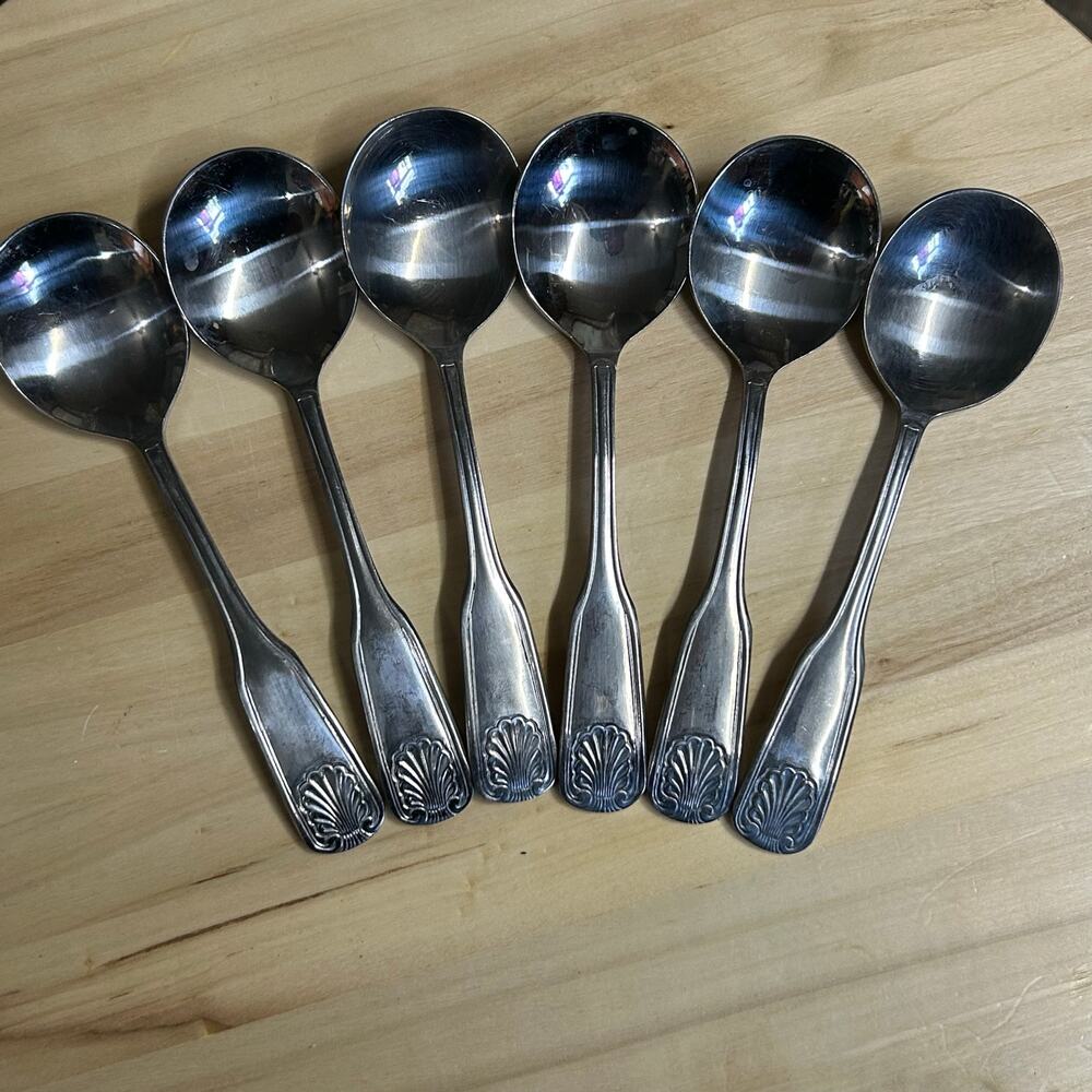 Brandware Flatware SOUP SPOONS (6) Coral